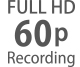 Full HD képfrekvenciák 24-60p értéktartományban